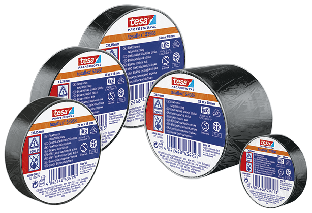 TESAFLEX 53988 PRETO 20Mx19MM                               