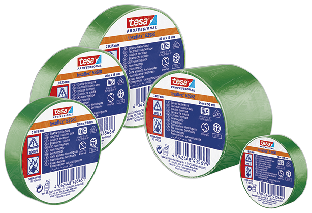 TESAFLEX 53988 VERDE 20MX19MM                               