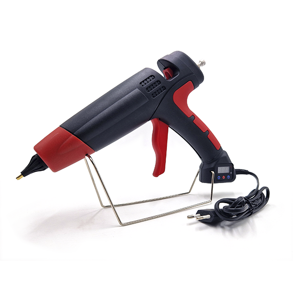 Pistola de cola quente com ajuste digital de temperatura